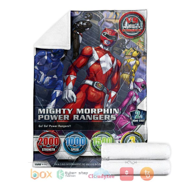 Mighty-Morphin-Power-Rangers-Custom-Soft-Blanket-2