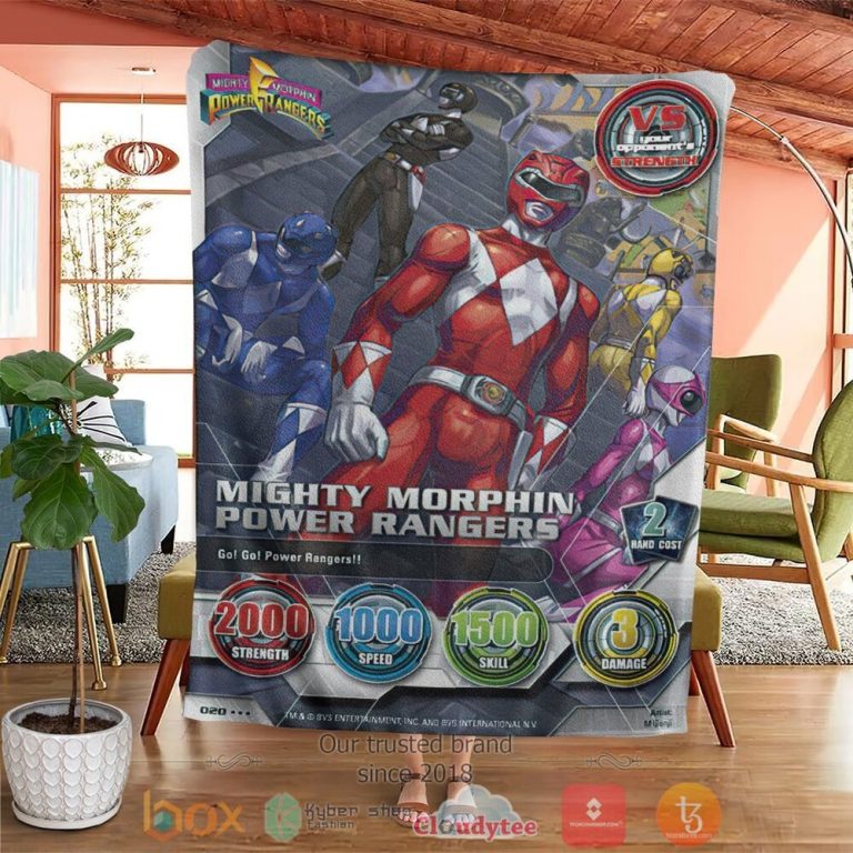 Mighty-Morphin-Power-Rangers-Custom-Soft-Blanket-3