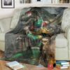 Mighty Morphin Power Rangers Green Ranger Custom Soft Blanket