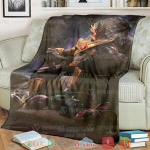 Mighty Morphin Power Rangers Shatter Grid Lord Drakkon Evo 3 Custom Soft Blanket