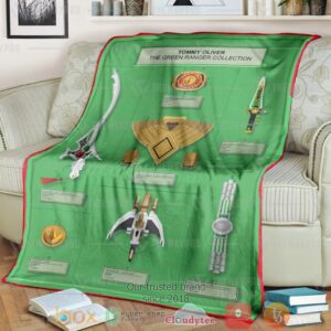 Mighty Morphin Power Rangers Tommy The Green Ranger Collection Custom Soft Blanket
