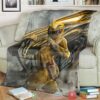 Mighty Morphin Power Rangers Yellow Ranger Custom Soft Blanket