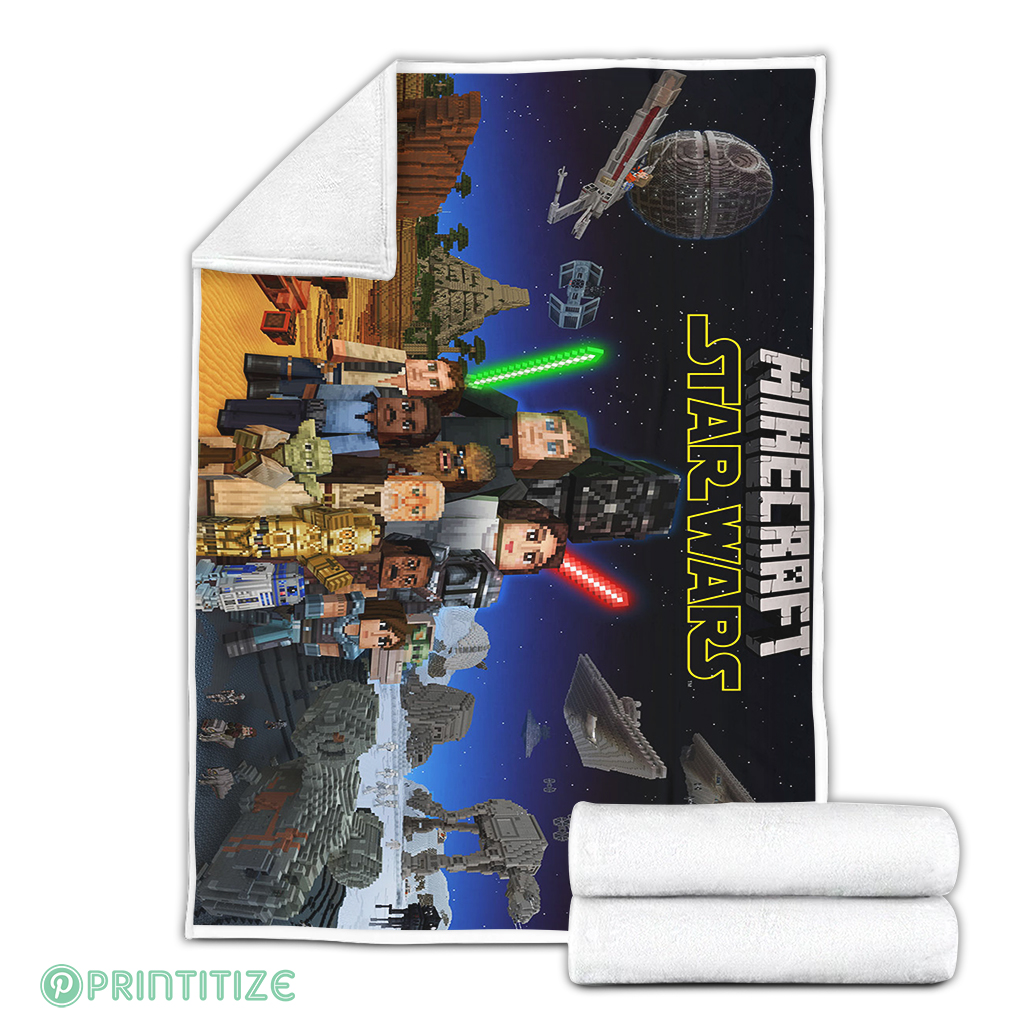Minecraft Star Wars Blanket Minecraft Star Wars Blanket
