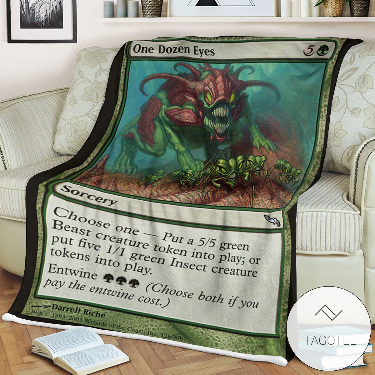 Mirrodin 126 One Dozen Eyes Mtg Blanket Mirrodin 126 One Dozen Eyes Mtg Blanket