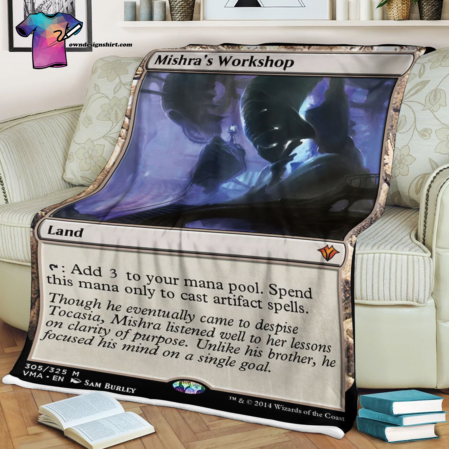 Mishras Workshop Game Magic The Gathering Blanket Mishras Workshop Game Magic The Gathering Blanket