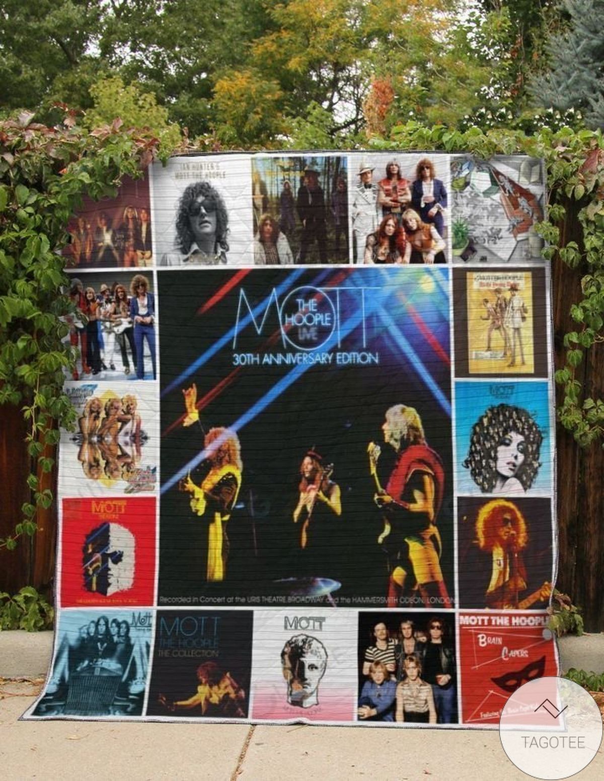 Mott The Hoople Live 30Th Anniversary Blanket Quilt Mott The Hoople Live 30Th Anniversary Blanket Quilt