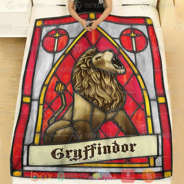 Movie-Hp-G-House-Stained-Glass-Custom-Soft-Blanket-1