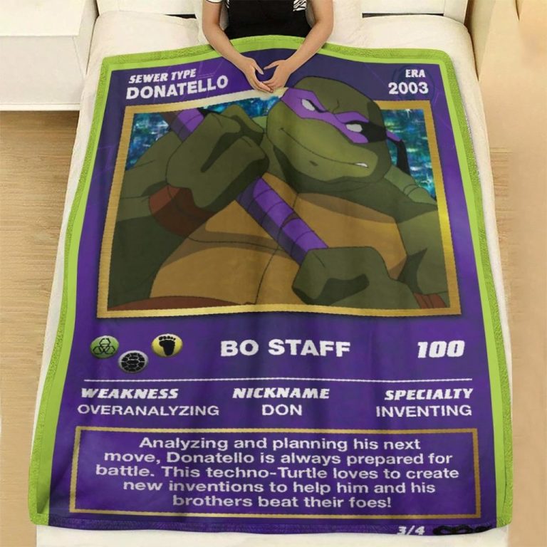 Movie-Tmnt-Donatello-Card-Custom-Soft-Blanket-1