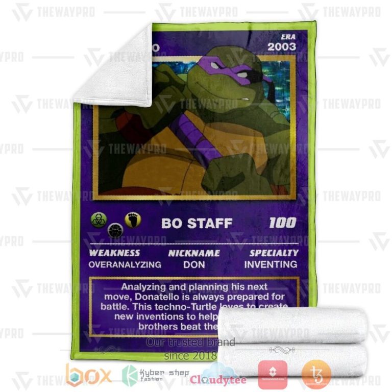 Movie-Tmnt-Donatello-Card-Custom-Soft-Blanket-2-1