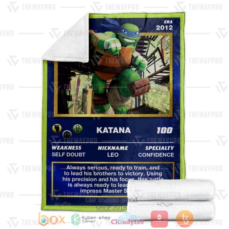 Movie-Tmnt-Leonardo-Card-Custom-Soft-Blanket-2-1
