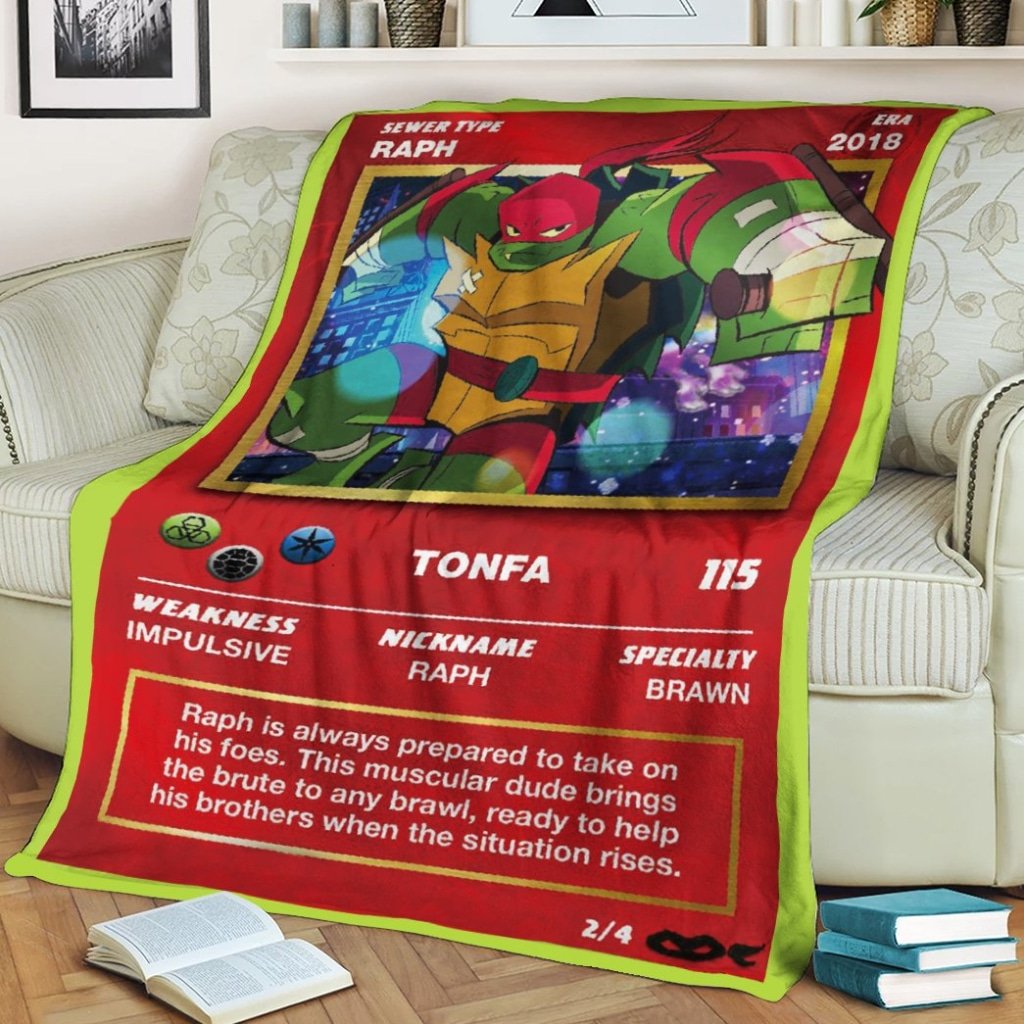 Movie Tmnt Raphael Card Custom Soft Blanket Movie Tmnt Raphael Card Custom Soft Blanket