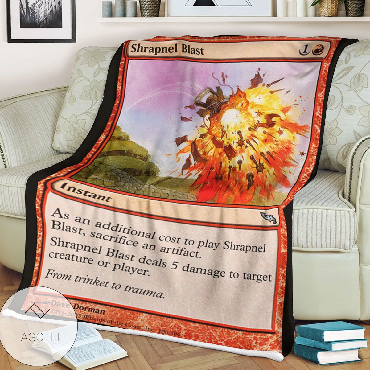 Mrd 106 Shrapnel Blast Magic The Gathering Mtg Blanket Mrd 106 Shrapnel Blast Magic The Gathering Mtg Blanket