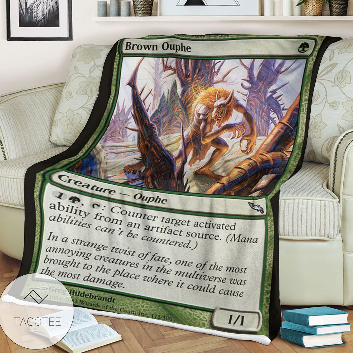 Mrd 115 Brown Ouphe Magic The Gathering Mtg Blanket Mrd 115 Brown Ouphe Magic The Gathering Mtg Blanket