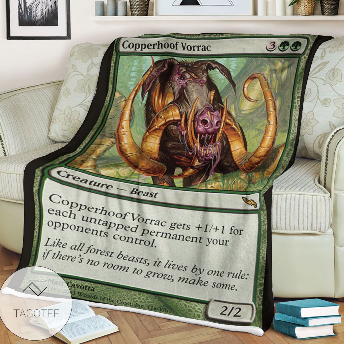 Mrd 116 Copperhoof Vorrac Magic The Gathering Mtg Blanket Mrd 116 Copperhoof Vorrac Magic The Gathering Mtg Blanket