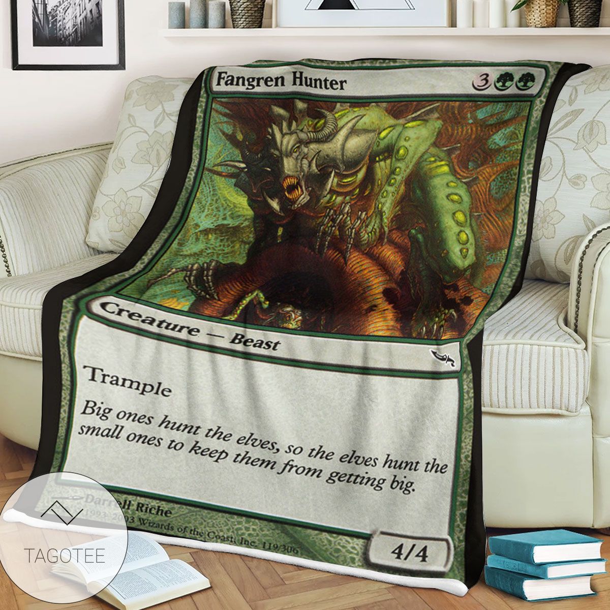 Mrd 119 Fangren Hunter Magic The Gathering Mtg Blanket Mrd 119 Fangren Hunter Magic The Gathering Mtg Blanket