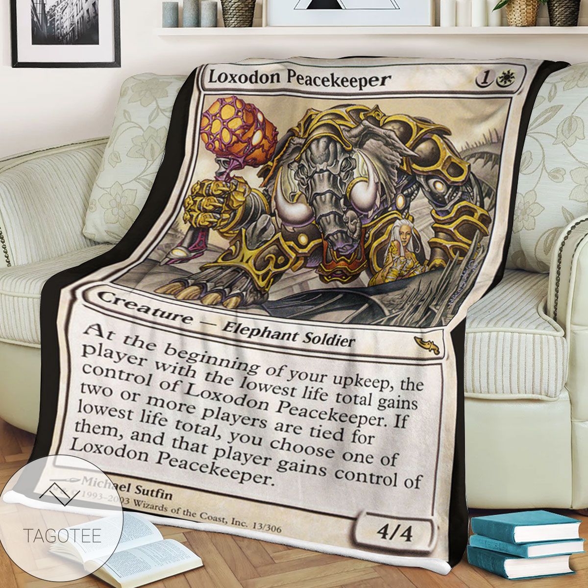 Mrd 13 Loxodon Peacekeeper Magic The Gathering Mtg Blanket Mrd 13 Loxodon Peacekeeper Magic The Gathering Mtg Blanket