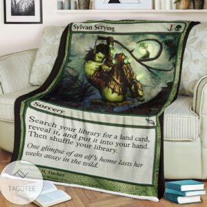 Mrd 130 Sylvan Scrying Magic The Gathering Mtg Blanket
