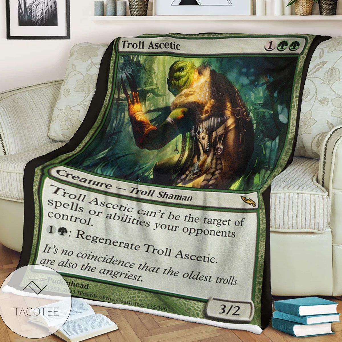 Mrd 135 Troll Ascetic Magic The Gathering Mtg Blanket Mrd 135 Troll Ascetic Magic The Gathering Mtg Blanket
