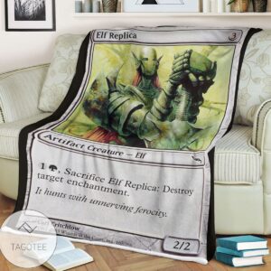 Mrd 167 Elf Replica Magic The Gathering Mtg Blanket