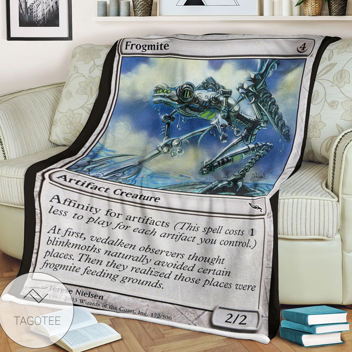 Mrd 172 Frogmite Magic The Gathering Mtg Blanket Mrd 172 Frogmite Magic The Gathering Mtg Blanket
