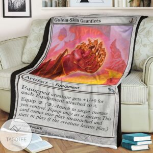 Mrd 181 Golem Skin Gauntlets Magic The Gathering Mtg Blanket