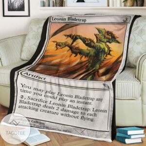 Mrd 192 Leonin Bladetrap Magic The Gathering Mtg Blanket