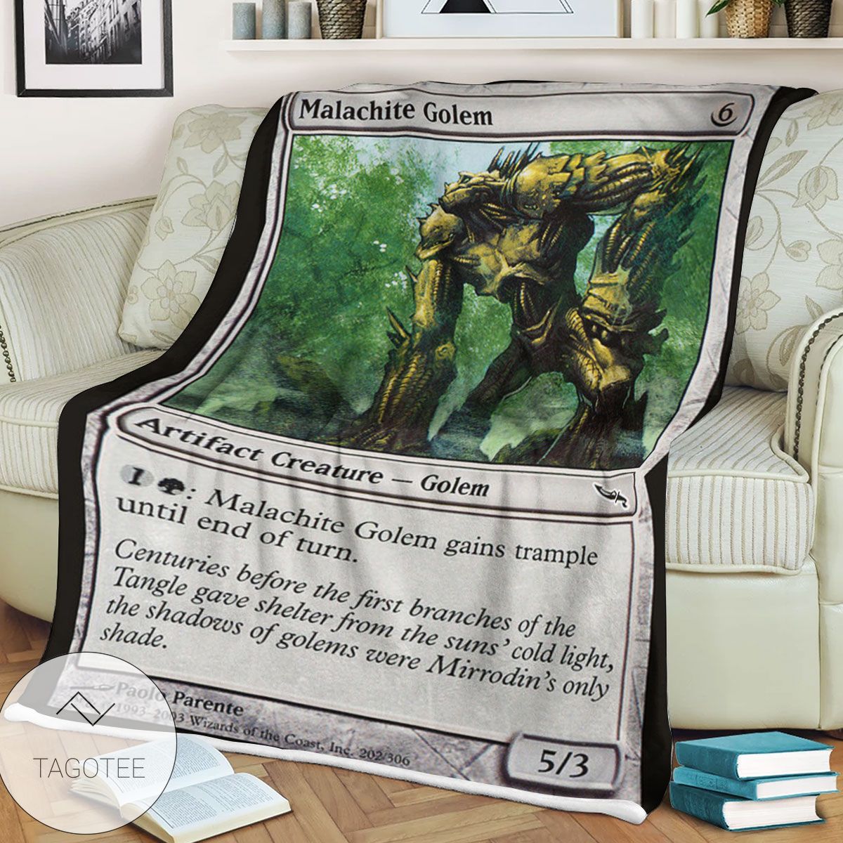 Mrd 202 Malachite Golem Magic The Gathering Mtg Blanket Mrd 202 Malachite Golem Magic The Gathering Mtg Blanket