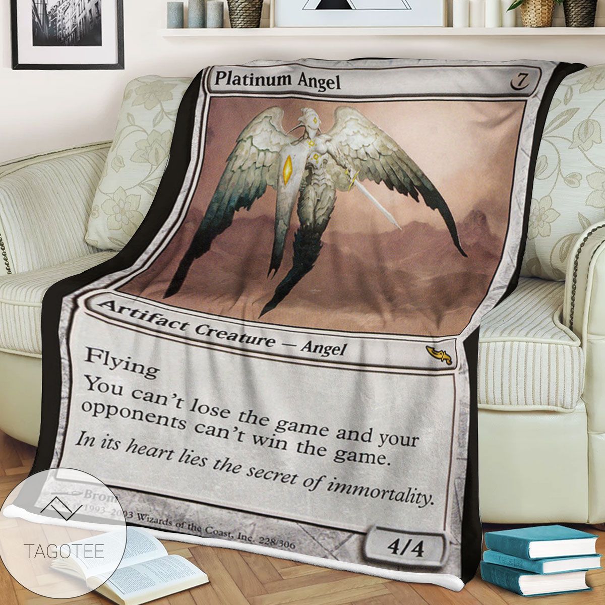 Mrd 228 Platinum Angel Magic The Gathering Mtg Blanket Mrd 228 Platinum Angel Magic The Gathering Mtg Blanket