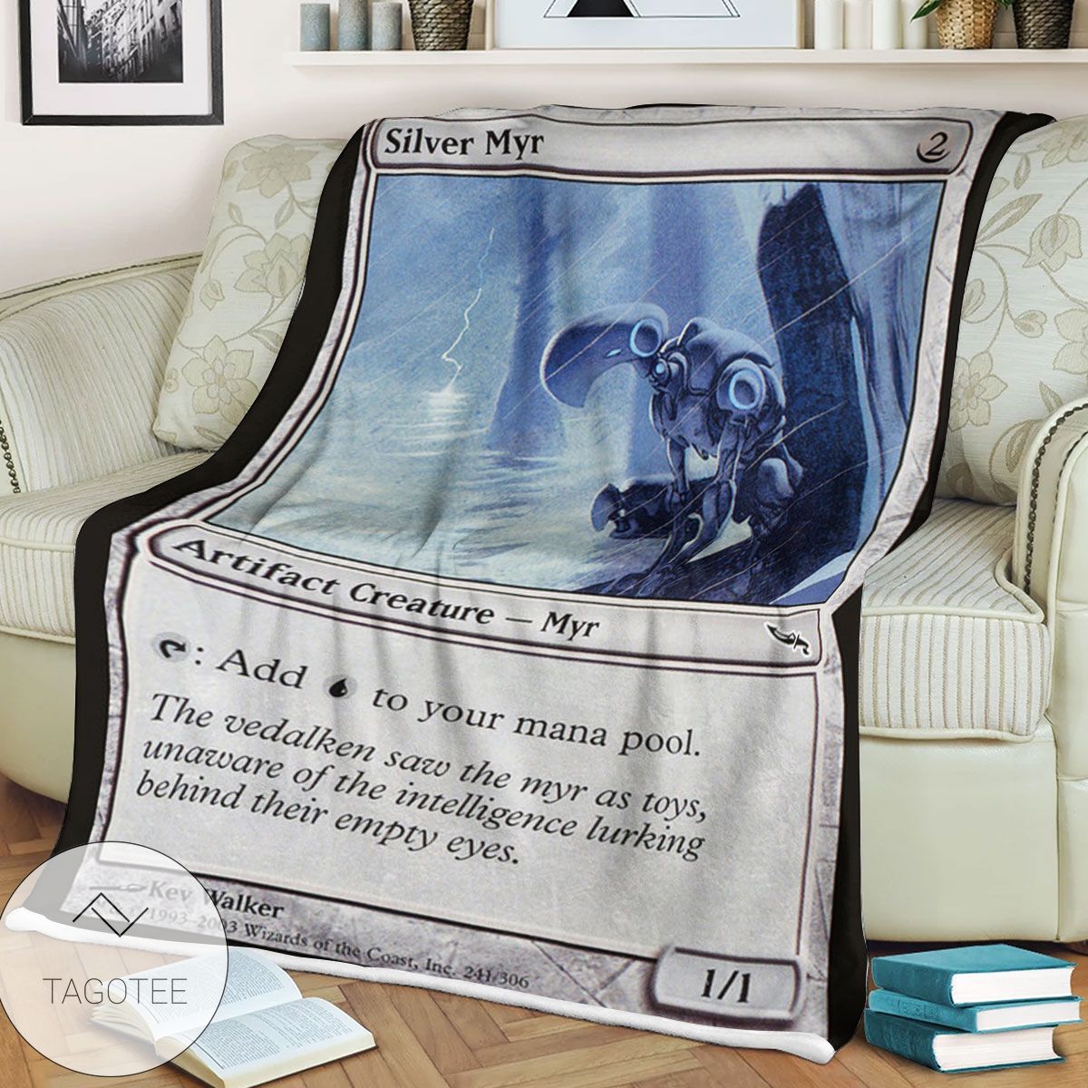 Mrd 241 Silver Myr Magic The Gathering Mtg Blanket Mrd 241 Silver Myr Magic The Gathering Mtg Blanket
