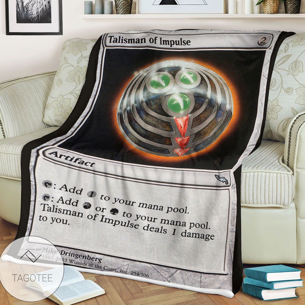Mrd 254 Talisman Of Impulse Magic The Gathering Mtg Blanket Mrd 254 Talisman Of Impulse Magic The Gathering Mtg Blanket