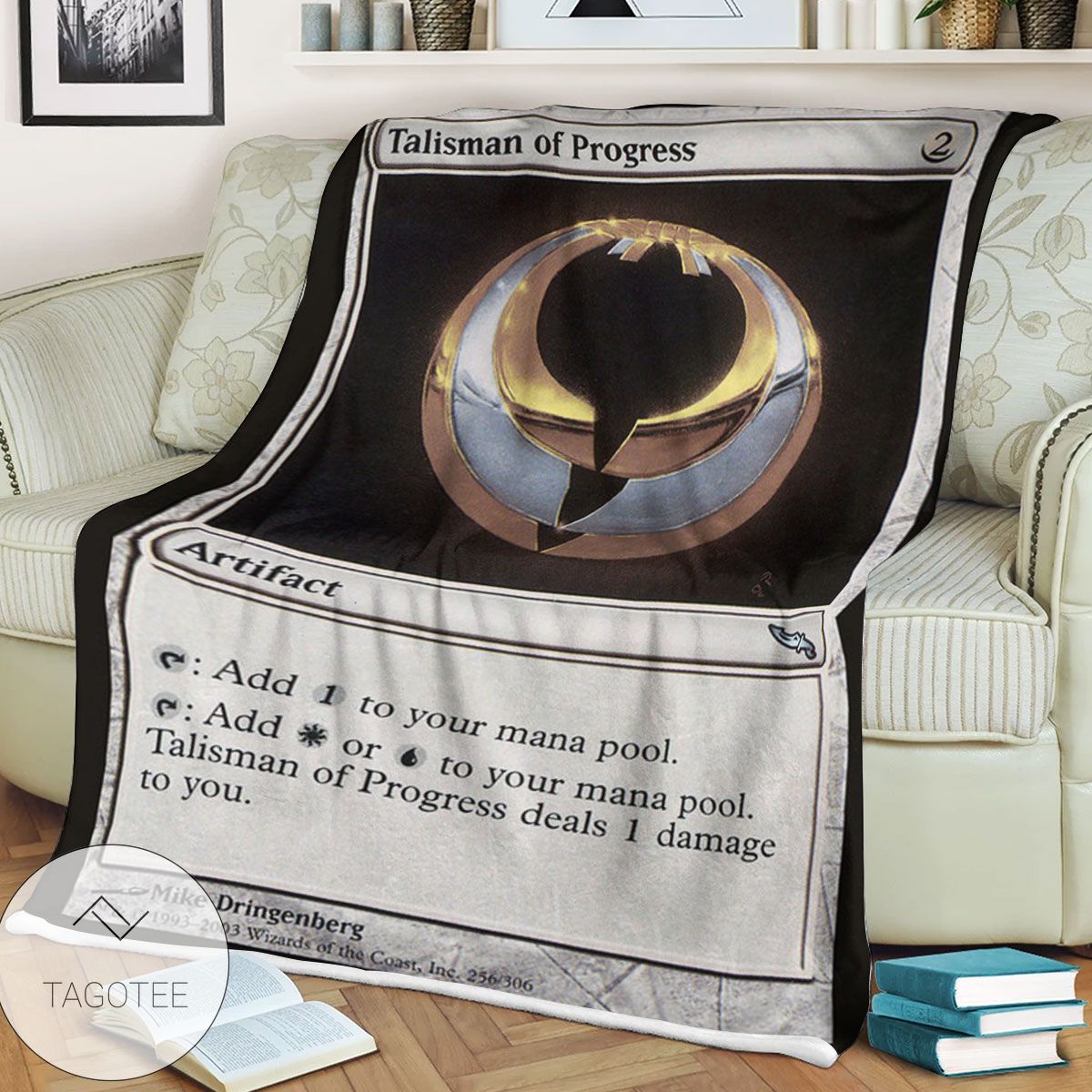 Mrd 256 Talisman Of Progress Magic The Gathering Mtg Blanket Mrd 256 Talisman Of Progress Magic The Gathering Mtg Blanket