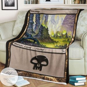 Mrd 295 Swamp Magic The Gathering Mtg Blanket