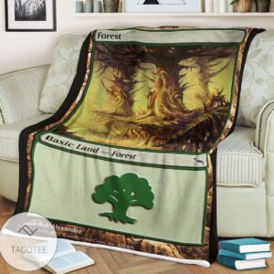 Mrd 304 Forest Magic The Gathering Mtg Blanket