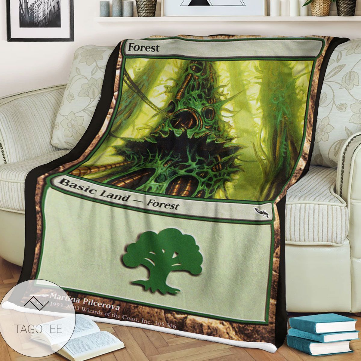 Mrd 305 Forest Magic The Gathering Mtg Blanket Mrd 305 Forest Magic The Gathering Mtg Blanket
