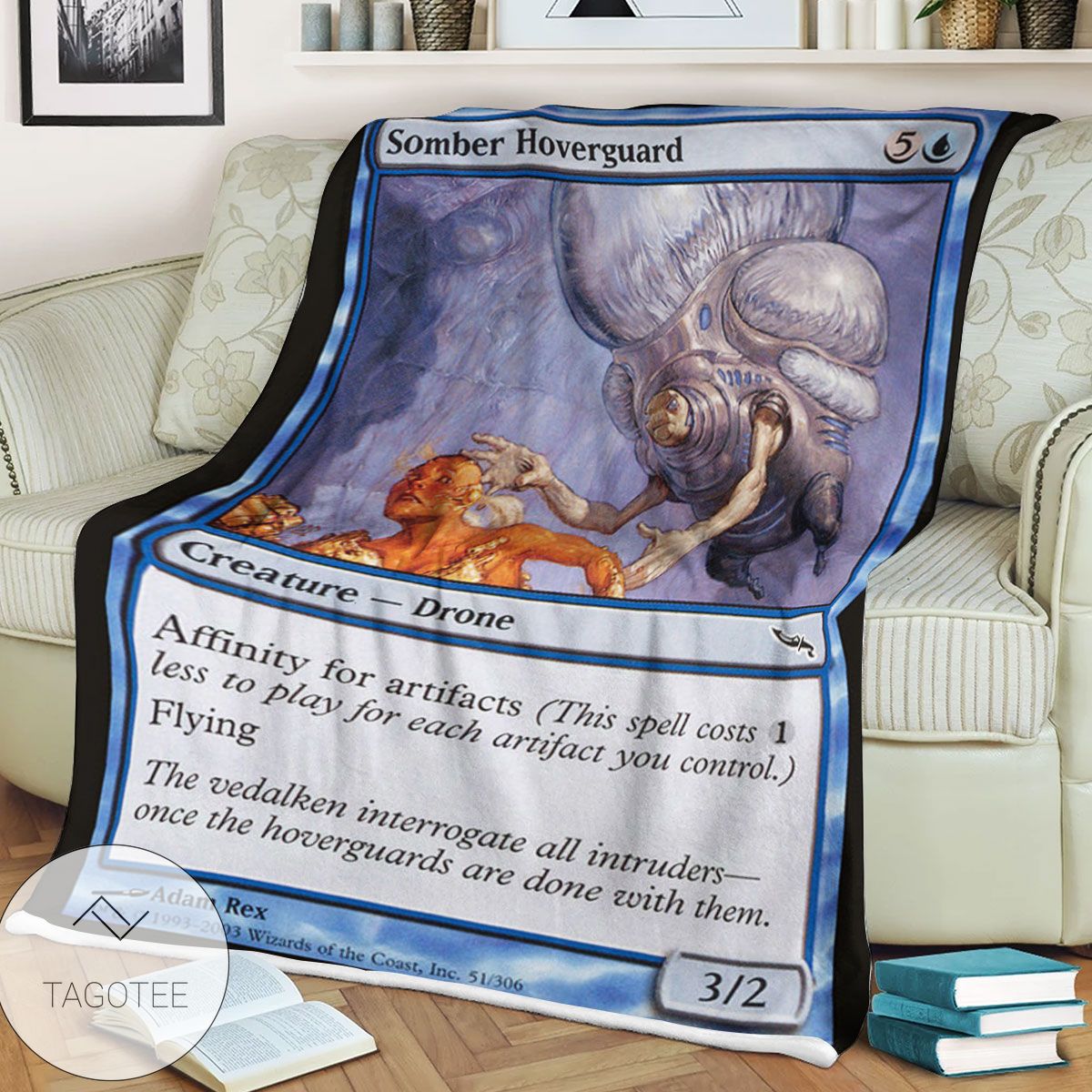 Mrd 51 Somber Hoverguard Magic The Gathering Mtg Blanket Mrd 51 Somber Hoverguard Magic The Gathering Mtg Blanket