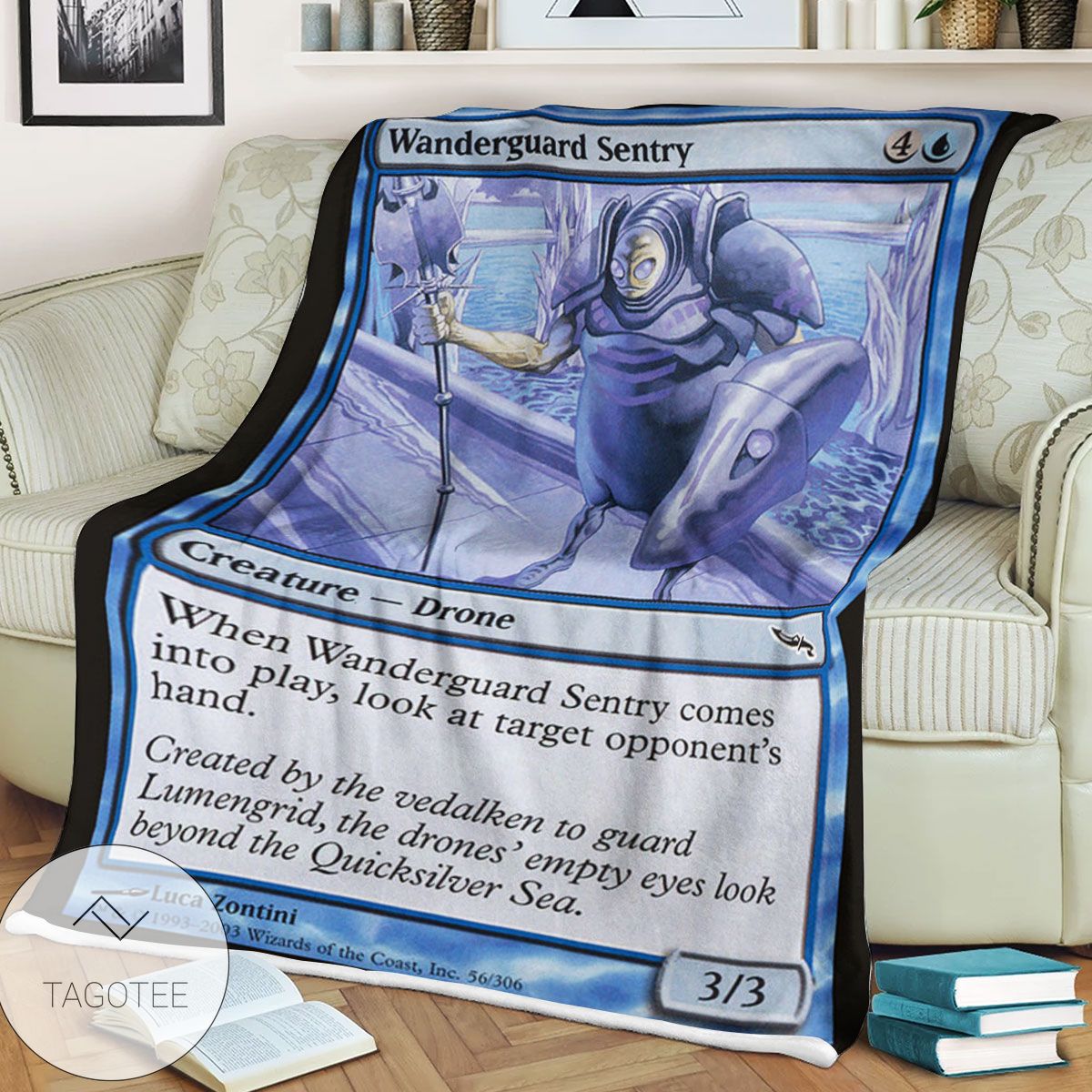 Mrd 56 Wanderguard Sentry Magic The Gathering Mtg Blanket Mrd 56 Wanderguard Sentry Magic The Gathering Mtg Blanket