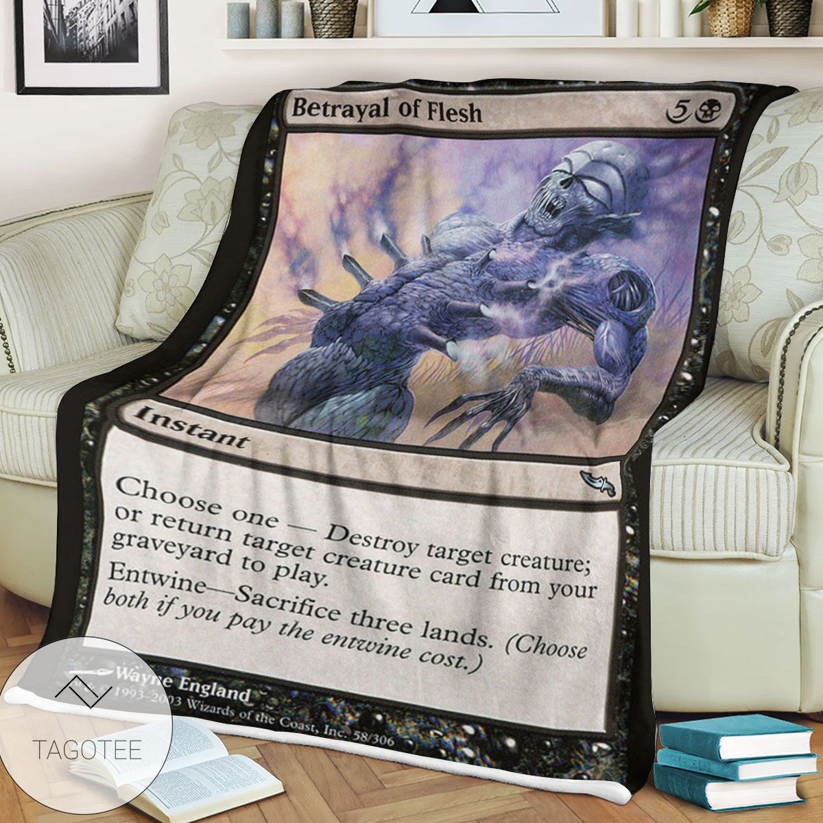Mrd 58 Betrayal Of Flesh Magic The Gathering Mtg Blanket Mrd 58 Betrayal Of Flesh Magic The Gathering Mtg Blanket
