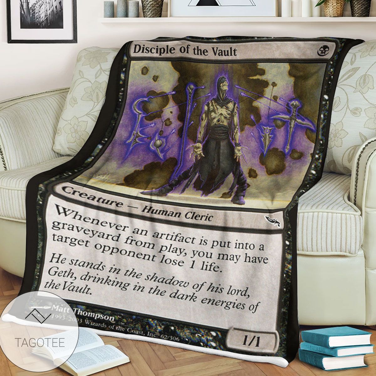 Mrd 62 Disciple Of The Vault Magic The Gathering Mtg Blanket Mrd 62 Disciple Of The Vault Magic The Gathering Mtg Blanket
