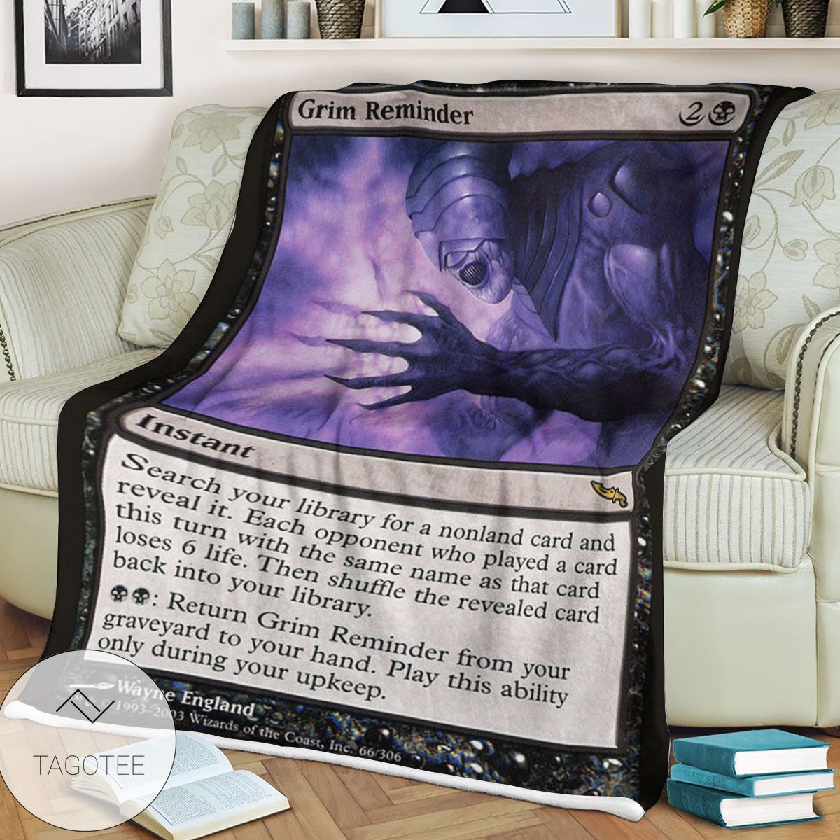 Mrd 66 Grim Reminder Magic The Gathering Mtg Blanket Mrd 66 Grim Reminder Magic The Gathering Mtg Blanket