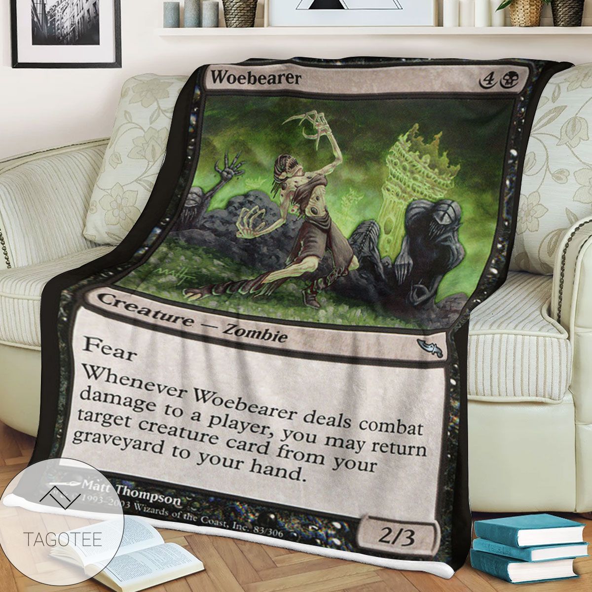 Mrd 83 Woebearer Magic The Gathering Mtg Blanket Mrd 83 Woebearer Magic The Gathering Mtg Blanket