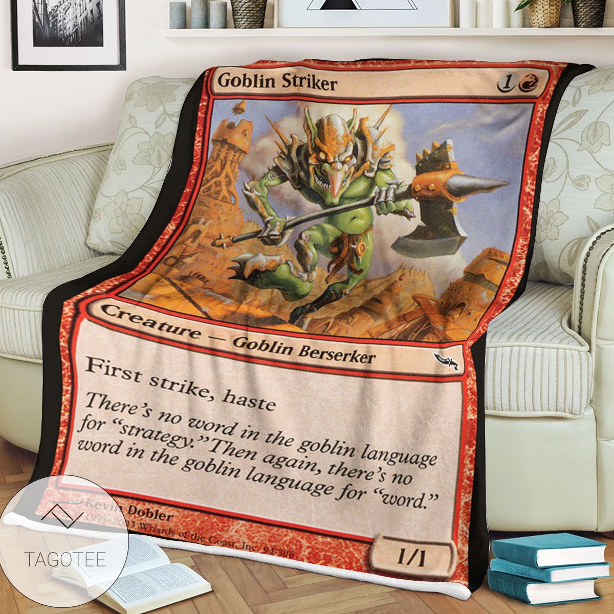 Mrd 94 Goblin Striker Magic The Gathering Mtg Blanket Mrd 94 Goblin Striker Magic The Gathering Mtg Blanket