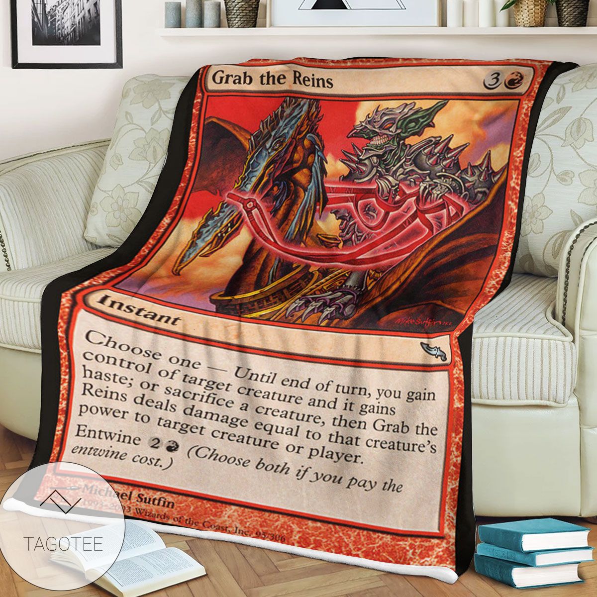 Mrd 95 Grab The Reins Magic The Gathering Mtg Blanket Mrd 95 Grab The Reins Magic The Gathering Mtg Blanket