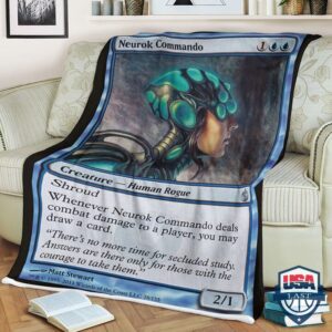 Mtg Game Mbs 28 Neurok Commando Fleece Blanket