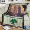 Mtg Game Mbs Basic Land Forest Fleece Blanket