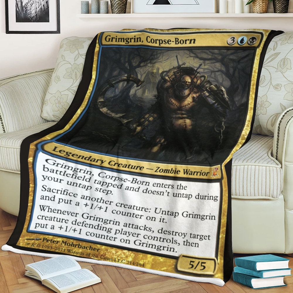 Mtg Grimgrin Corpse Born Sherpa Blanket Mtg Grimgrin Corpse Born Sherpa Blanket