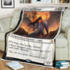 Mtg Lyra Dawnbringer Sherpa Blanket