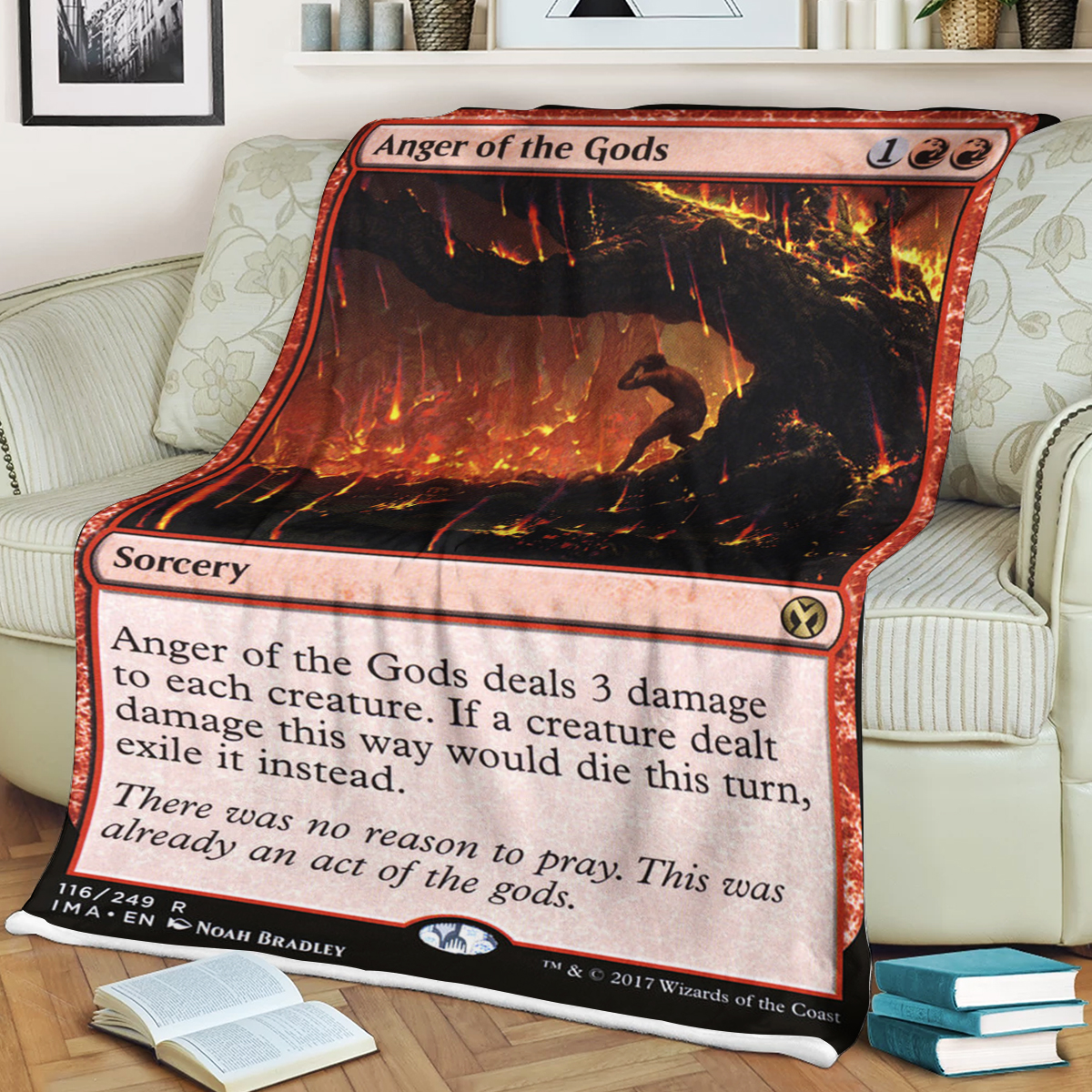 Mtg Magic The Gathering Anger Of The Gods Blanket Mtg Magic The Gathering Anger Of The Gods Blanket