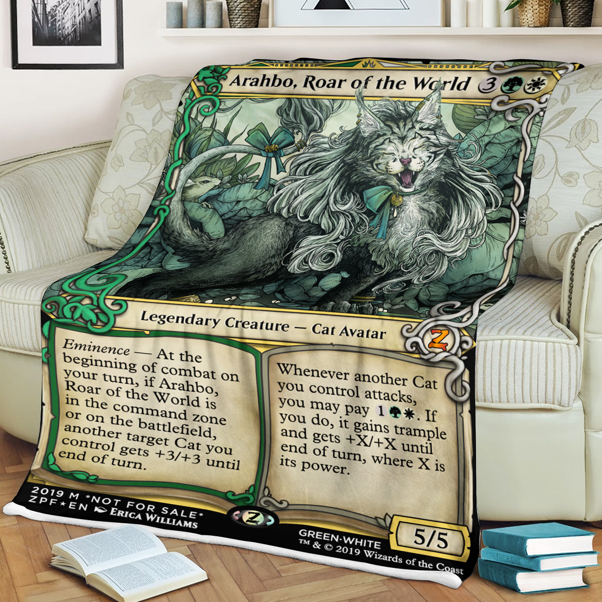 Mtg Magic The Gathering Arahbo Roar Of The World Blanket Mtg Magic The Gathering Arahbo Roar Of The World Blanket