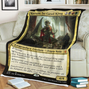 Mtg Magic The Gathering Korvold Faecursed King Blanket
