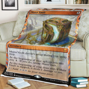 Mtg Magic The Gathering Mana Vault Kaladesh Inventions Blanket
